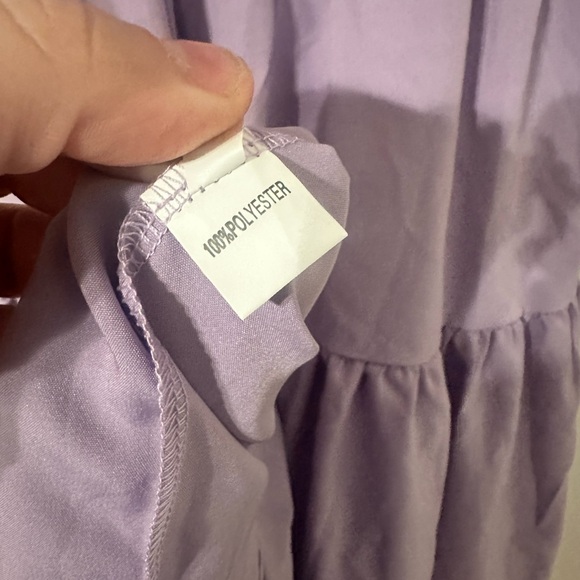 Amazon Lavender Maxi Dress with Puff Sleeves - Picture 4 of 4